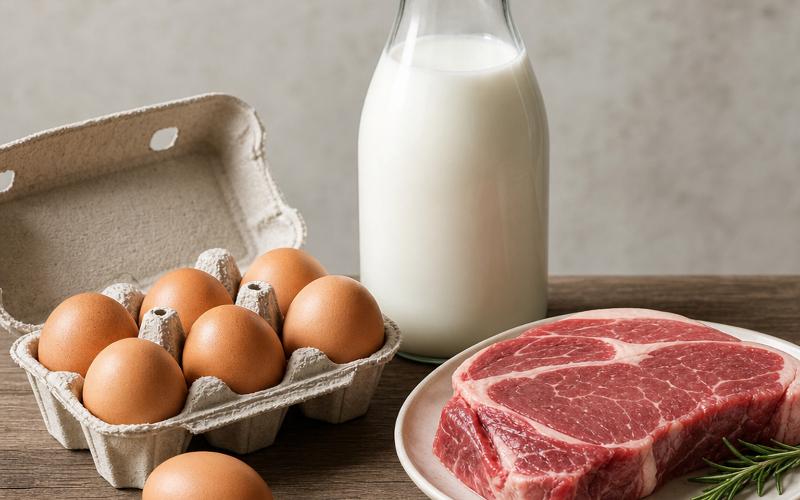 Рязанская область в I полугодии увеличила производство мяса на 9%, молока - на 5%