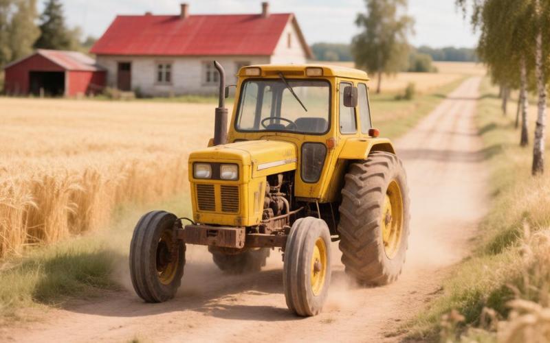В Омской области строят и обновляют дороги, ведущие к фермерским хозяйствам и агропредприятиям