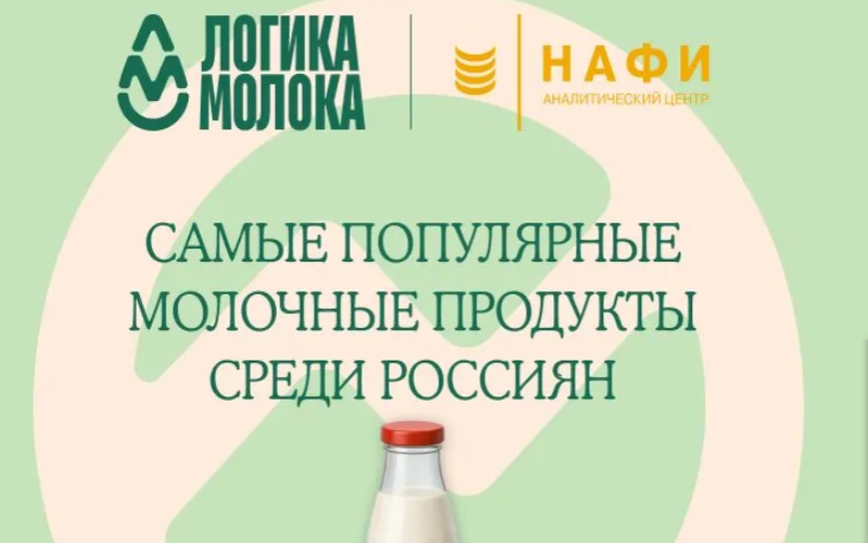 «Логика молока» и НАФИ назвали самые популярные молочные продукты среди россиян