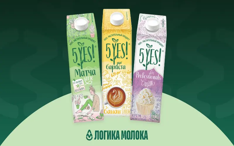 «Логика молока» купила бренд растительных напитков 5Yes!
