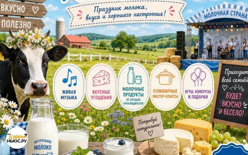 40 производителей, 18 тонн мёда и молоко: в Уфе стартует фестиваль «Молочная страна»