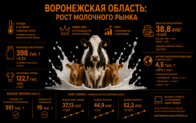 Прогноз погоды: в Воронежской области умеренно тепло 
