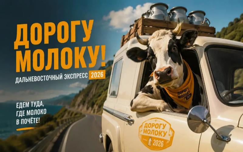 Автопробег «Дорогу молоку – 2026. Дальневосточный экспресс» стартует 15 августа