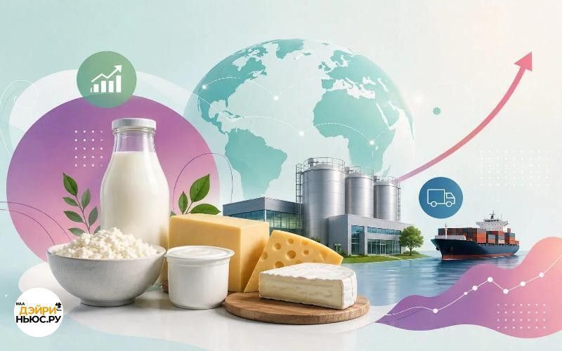 Россия увеличила экспорт молочной продукции в Китай в 1,5 раза